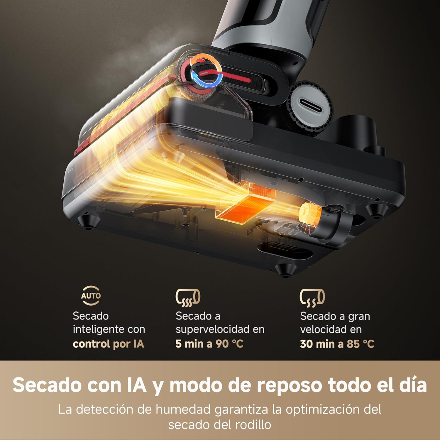 Dreame – H15 Pro Aspirador a seco e húmido com calor