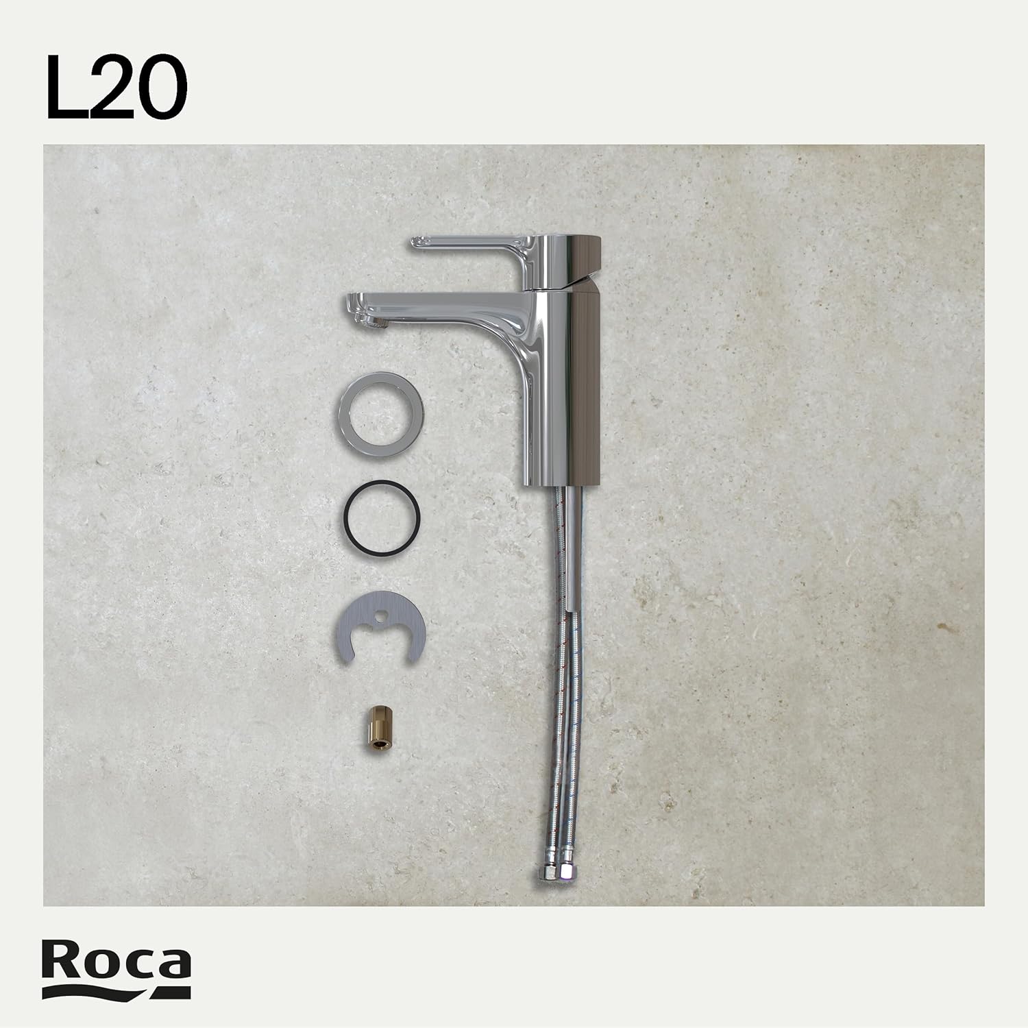 Roca - Grifo de lavabo cuerpo liso L20 A5A3K09C00