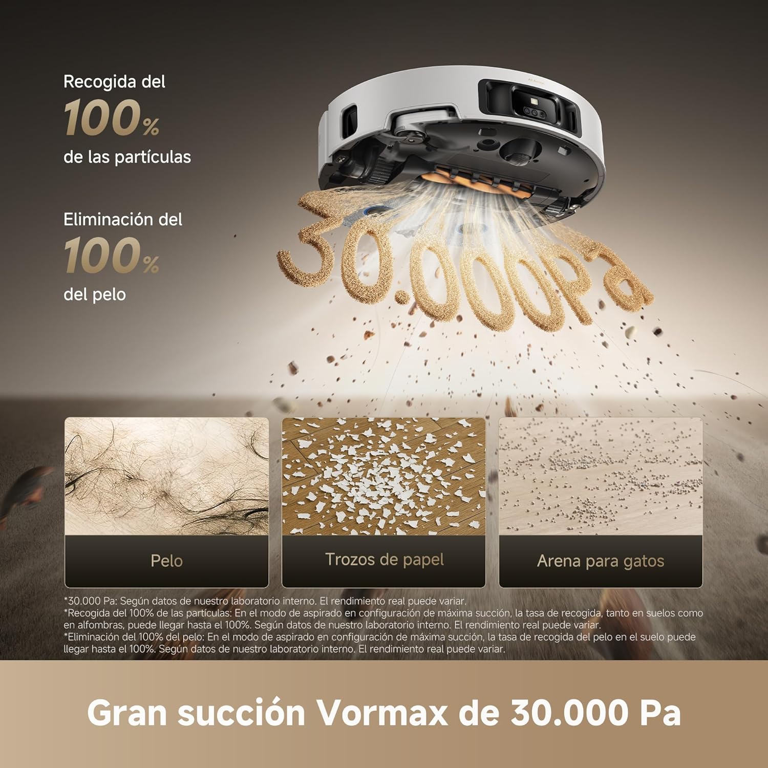 Dreame – Robot aspirador Matrix10 Ultra branco