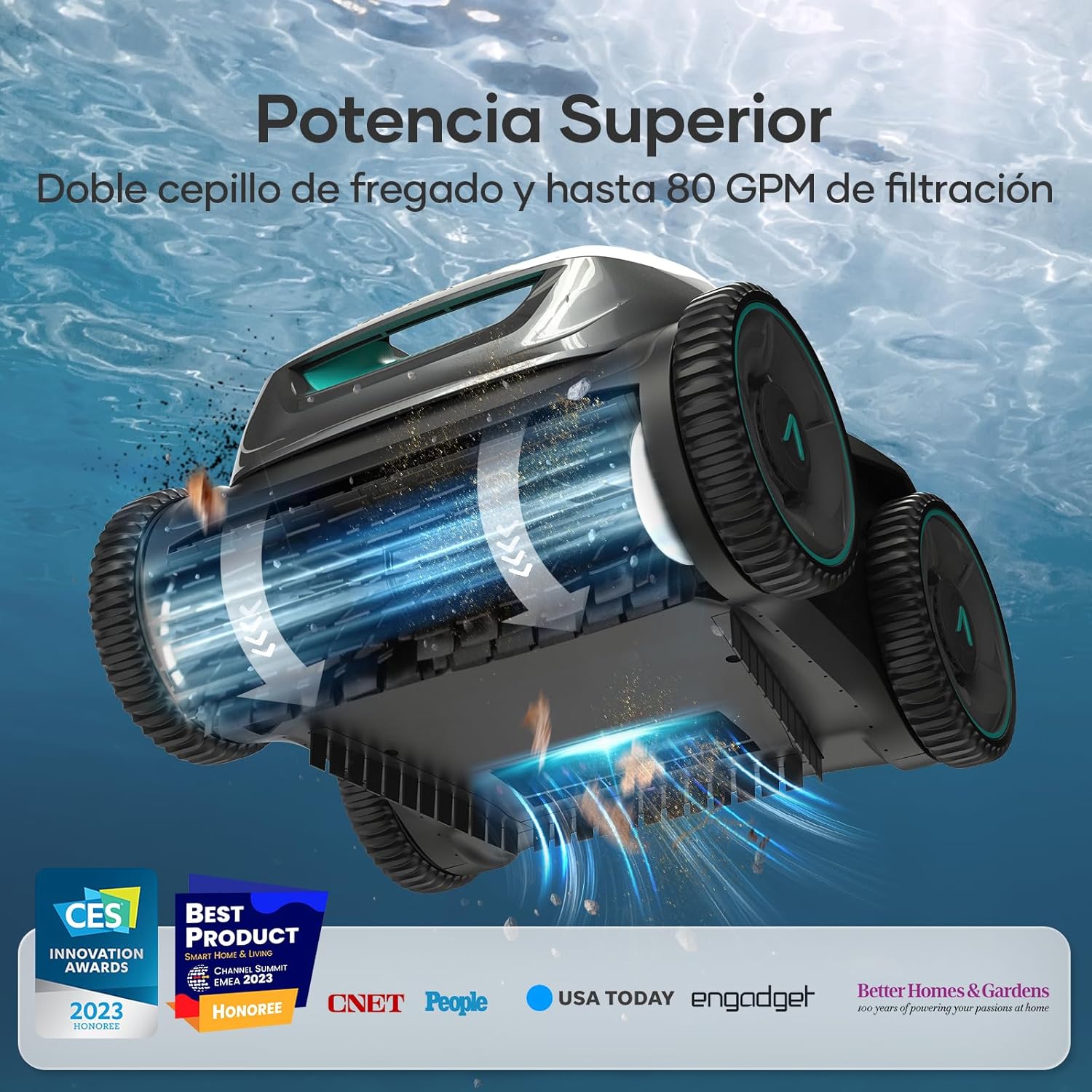 Aiper Seagull Pro Lite Robot Limpiafondos de piscina de batería sin cable