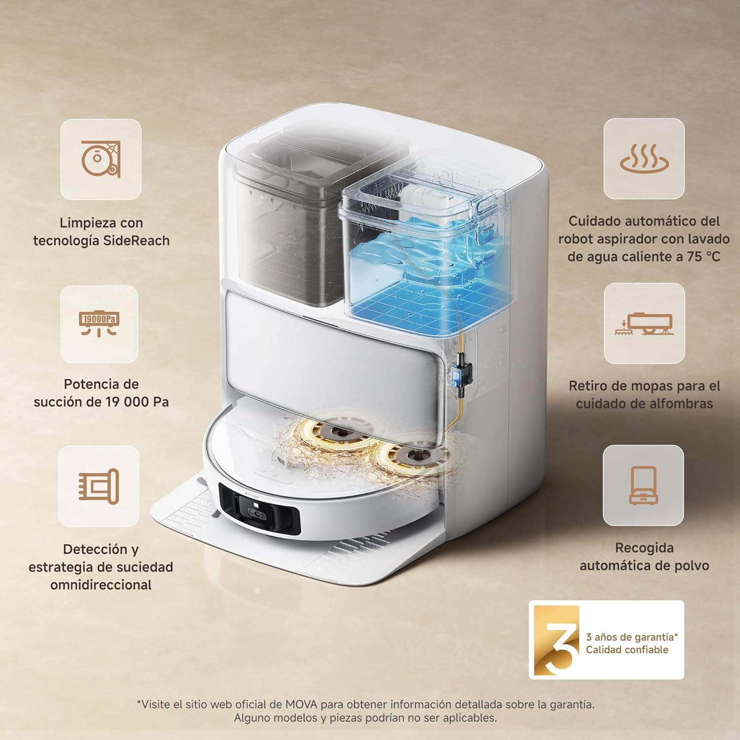 Mova – Robot aspirapolvere Ultra P50 Pro