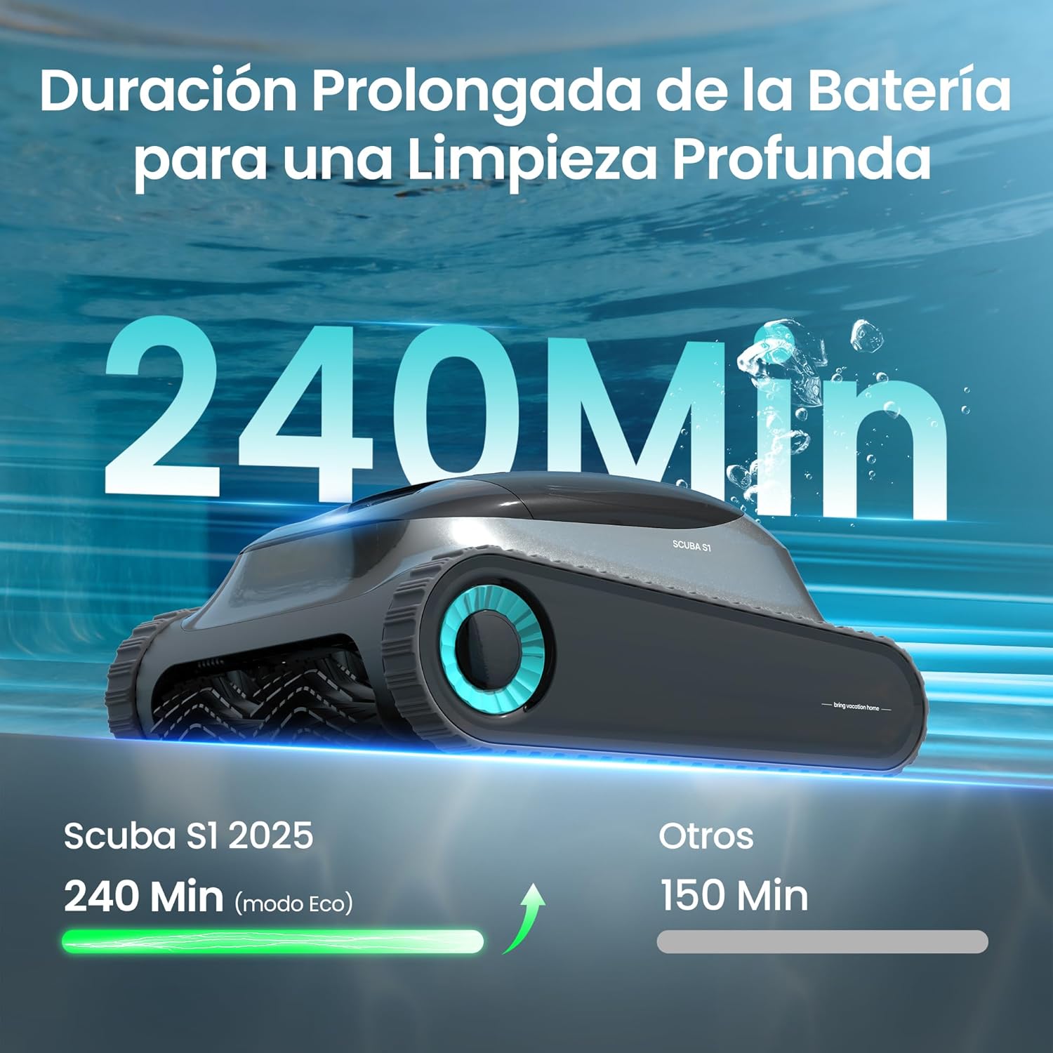 Aiper Scuba S1 2026 Robot Limpiafondos de piscina de batería sin cable