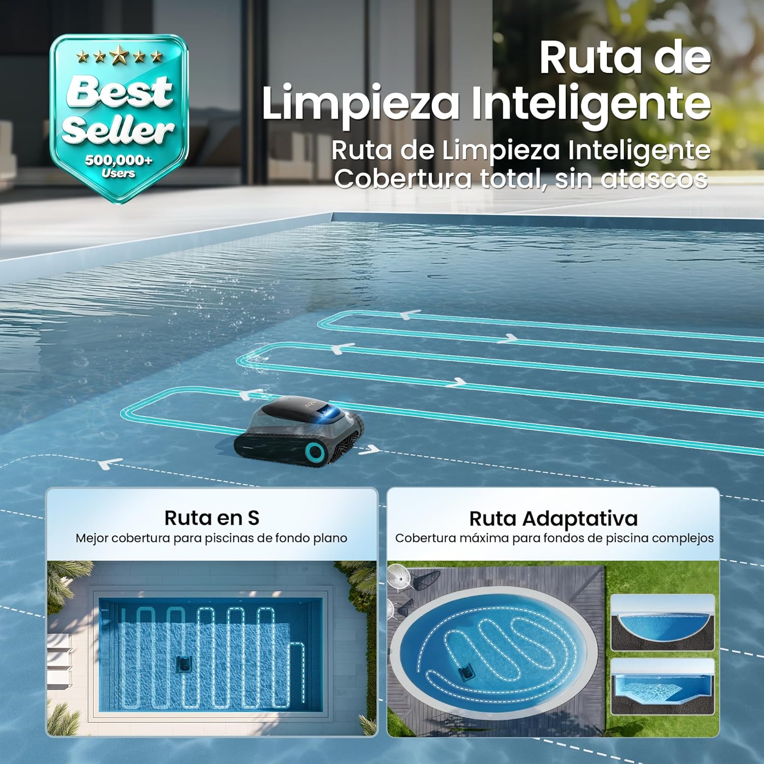 Aiper Scuba S1 2026 Robot Limpiafondos de piscina de batería sin cable
