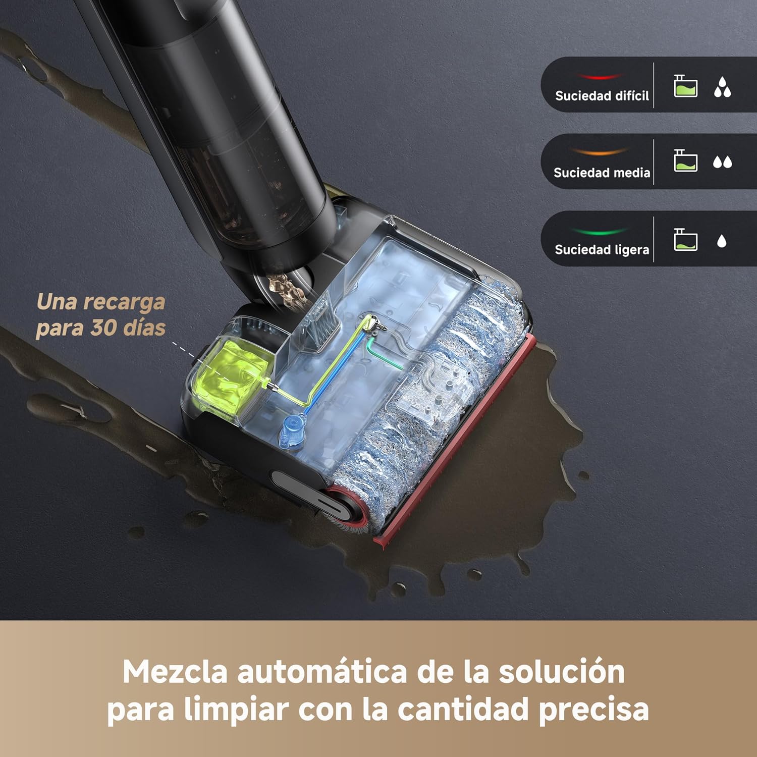 Dreame – H15 Pro FoamWash aspirador a seco e húmido