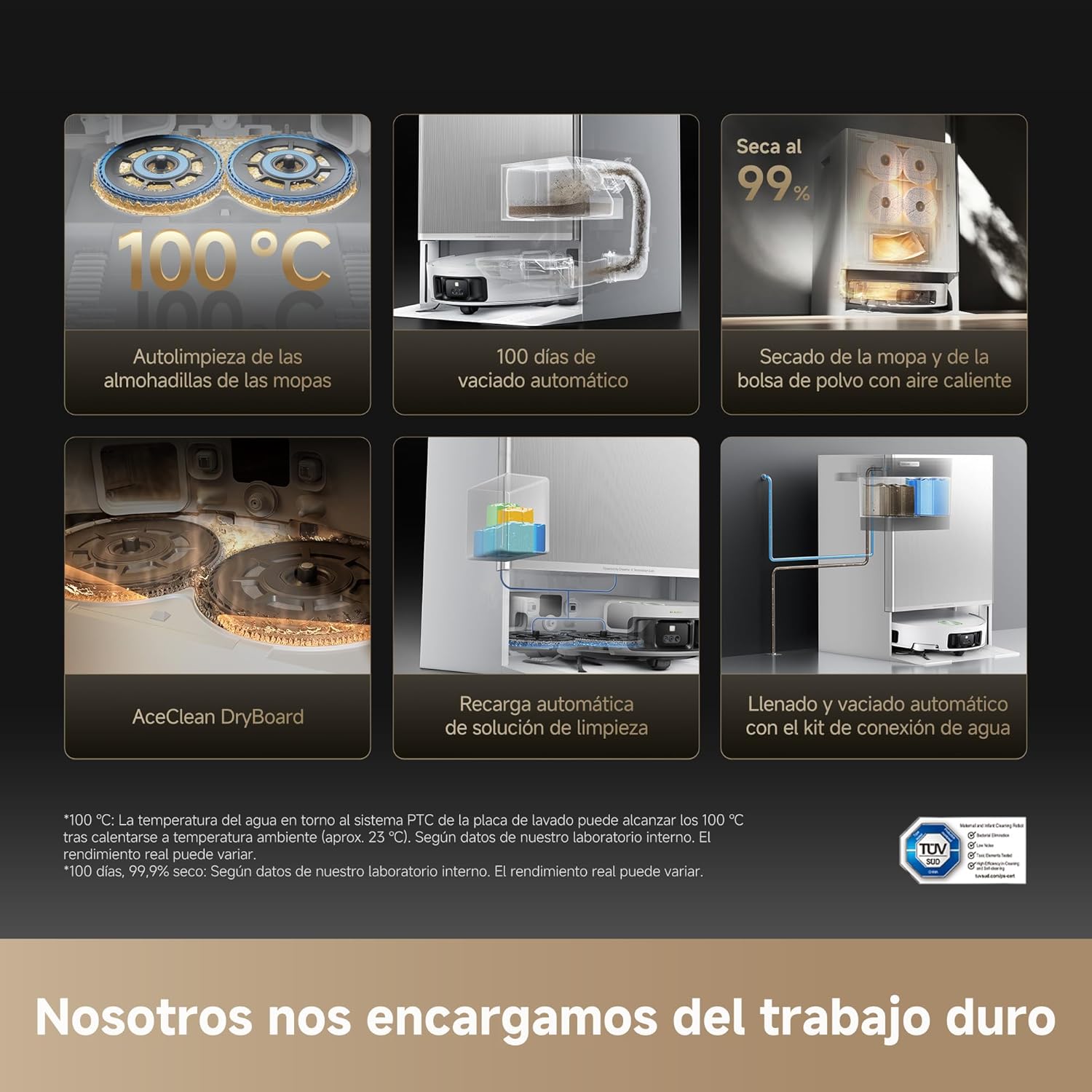 Dreame – Robot aspirador Matrix10 Ultra branco