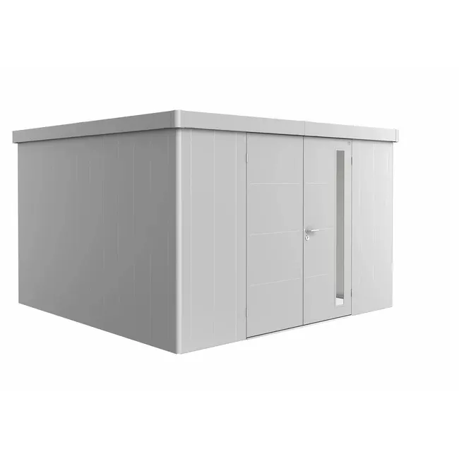 Biohort – Neo Abri de jardin métallique en couleur Argent métallisé