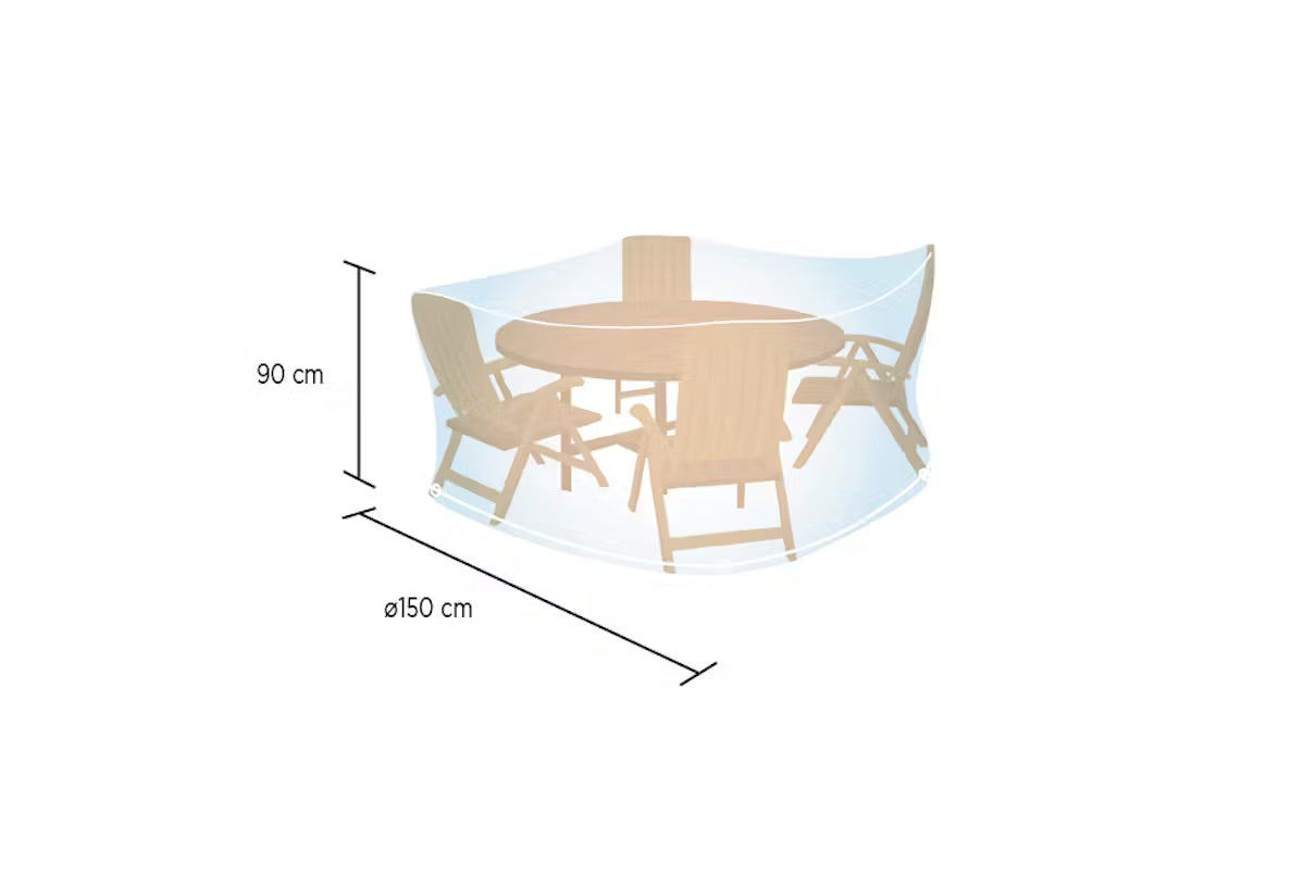 Campingaz - Housse de table ronde M (90 × Ø 150 cm)