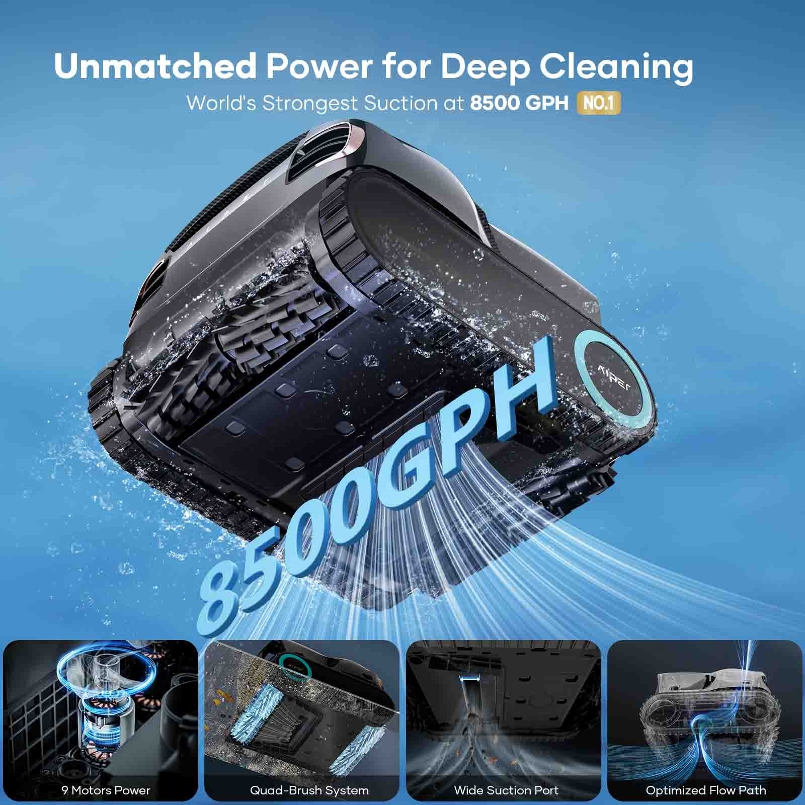 Aiper X1 Pro Max Robot Clean Pool Pool Pool Pool