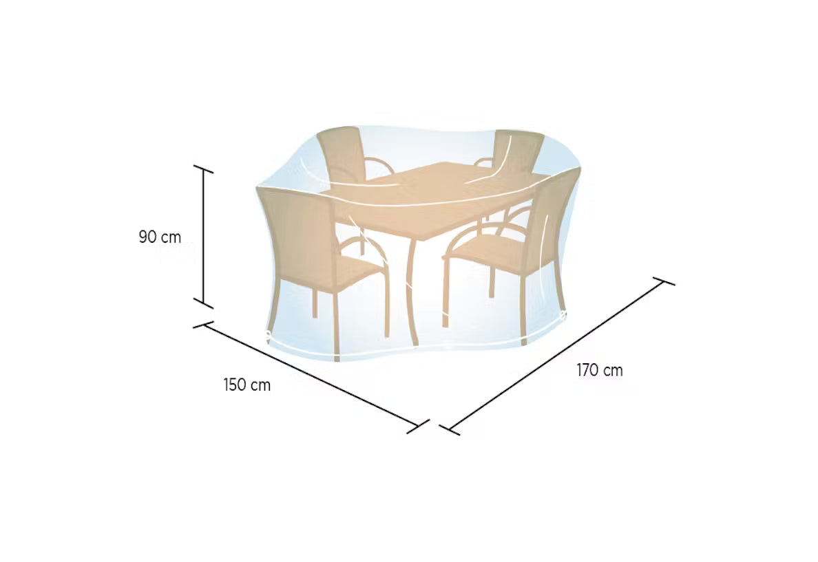 Campingaz - Housse de table rectangulaire M (90 × 170 × 90 cm)