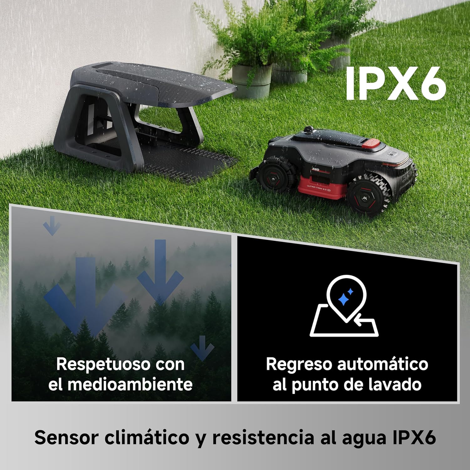 Mova – LiDAX Ultra 2000 robot tagliaerba senza filo perimetrale AWD
