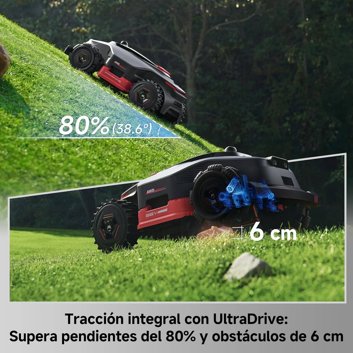 Mova – LiDAX Ultra 1000 robot tagliaerba senza filo perimetrale AWD