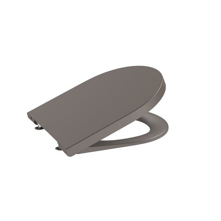 ROCA - ROUND - COVER AND SEAT OF SUPRALIT ® for compact toilet with cushioned drop inspires A80152C66b