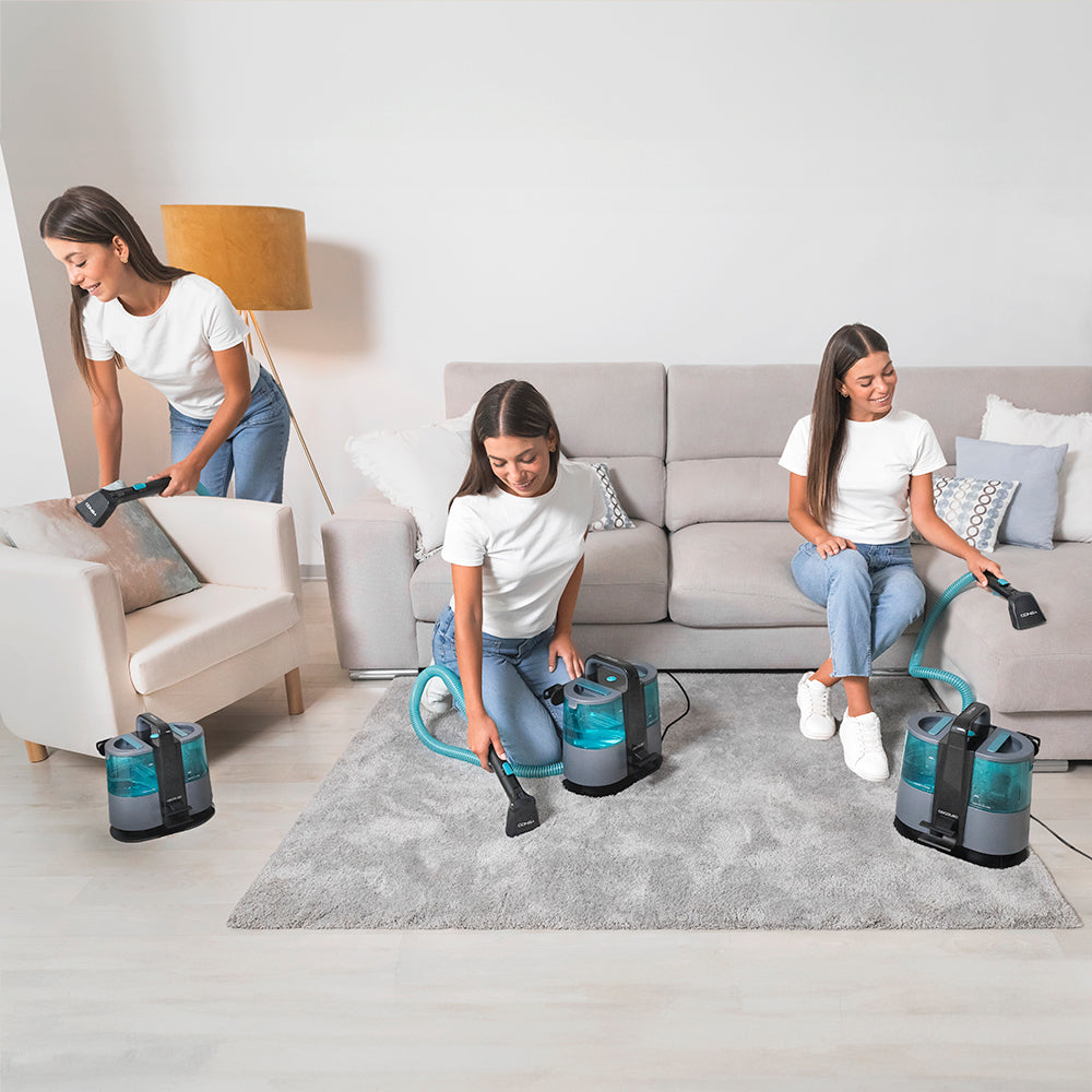 Cecotec Conga 4000 Carpet Clean XL Advance Staubsauger 600 W, 5 m Aktionsradius, 3-in-1