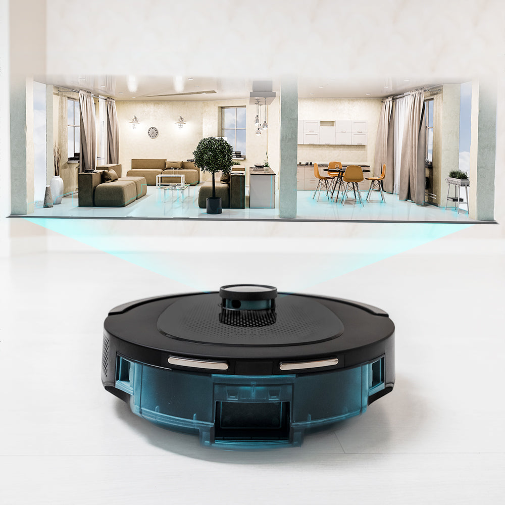 Cecotec Conga 8490 Ultimate Ultra Power Robot Aspirador com Laser Mapeamento Interativo App 3.0