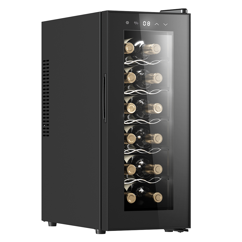 Cecotec Bolero GrandSommelier 1250 CoolCrystal Vinoteca Silenciosa para 12 Botellas