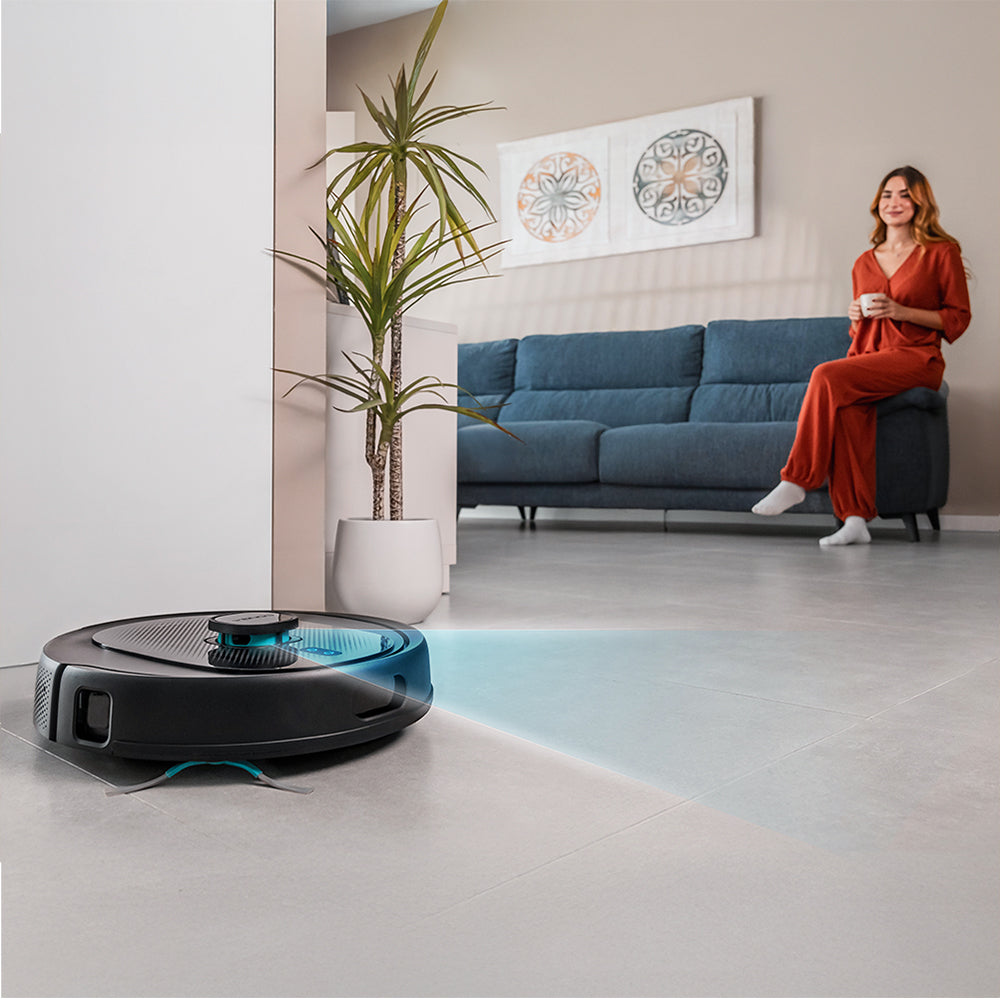 Cecotec Conga 9990 AI Spin Revolution Ultra Power Robot Aspirador com Inteligência Artificial e Navegação Laser