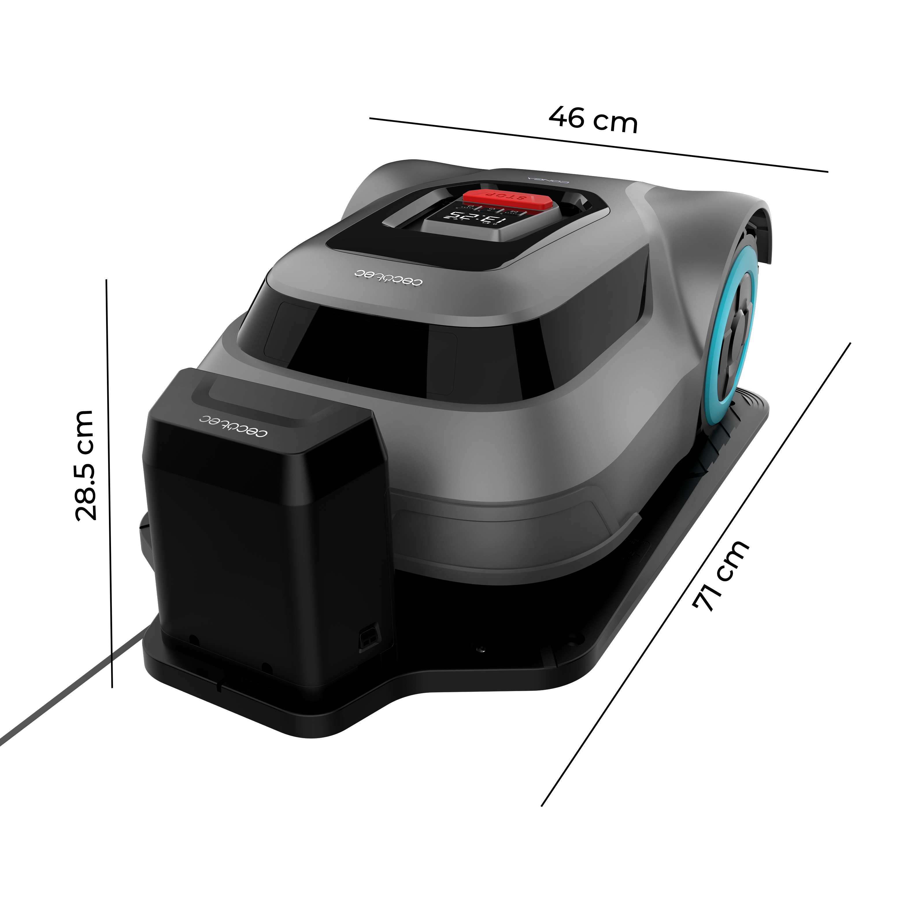Cecotec Conga GrassHopper 500 Robot Tagliaerba Map Connected per 500 m2 con Mappatura Intelligente