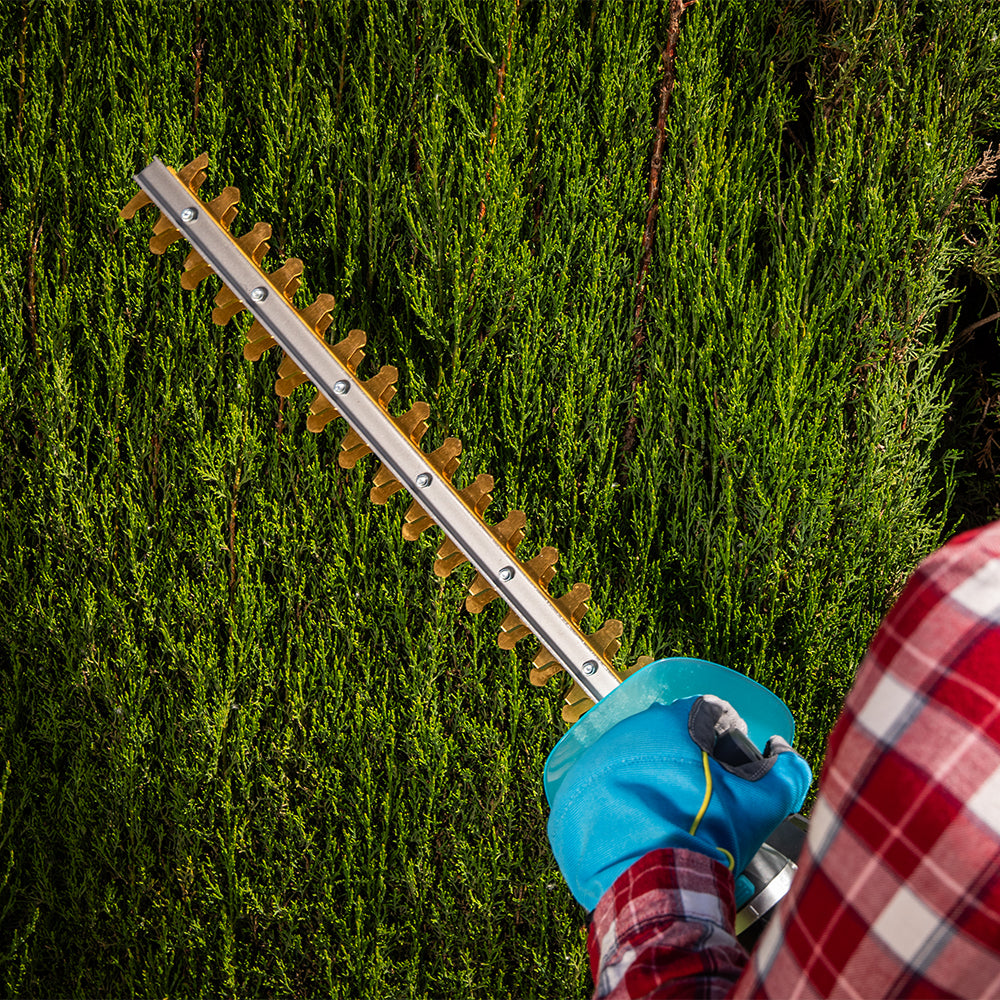 Cecotec Cortasetos TitaniumSword 450 con Cuchillas de Titanio Láser, 45 cm de Corte, Mango Ergonómico y Giro