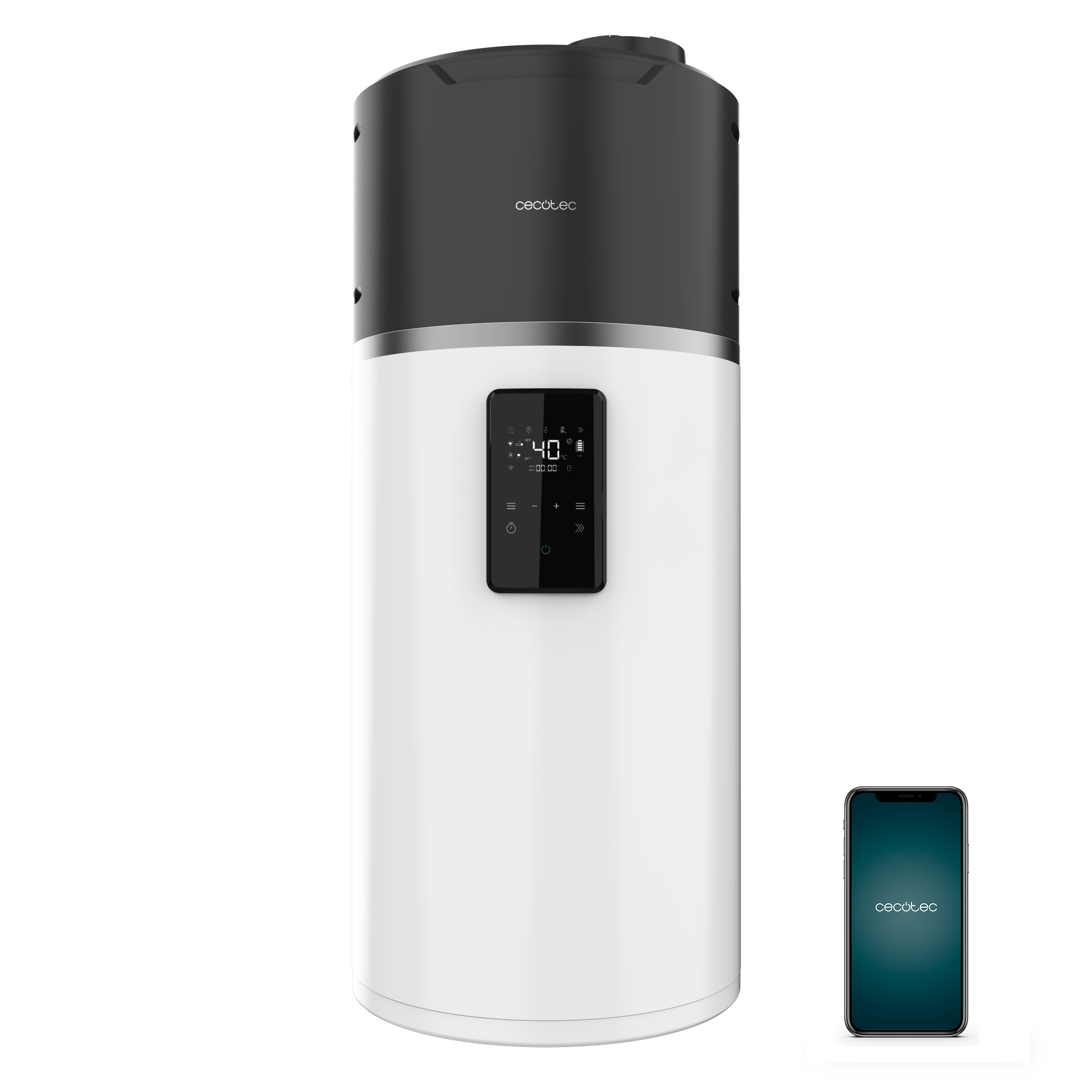 Cecotec AeroThermal 100 Calentador de Agua por Aerotermia Agua Caliente Sostenible