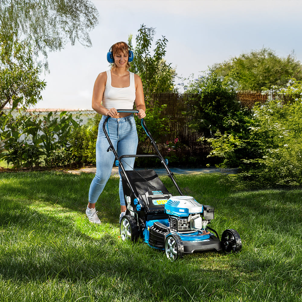 Cecotec Benzinrasenmäher Terrenator 3200 46 Z Total Motor 144 cc 2,4 kW 3,2 PS Ztech Höhenverstellung