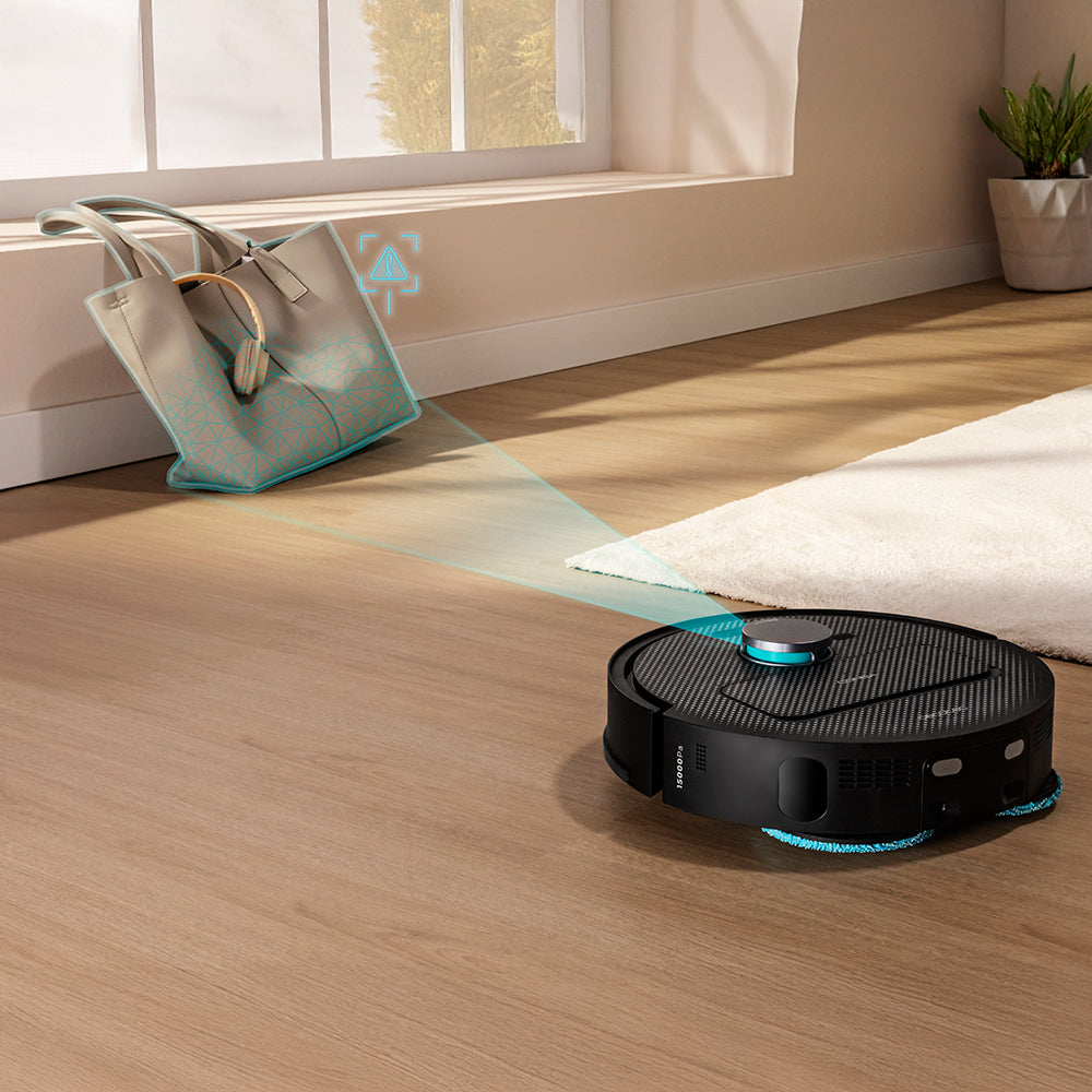 Cecotec Conga X50 Robot Aspirateur avec Navigation Laser et Cartographie Intelligente Frotteur Spin