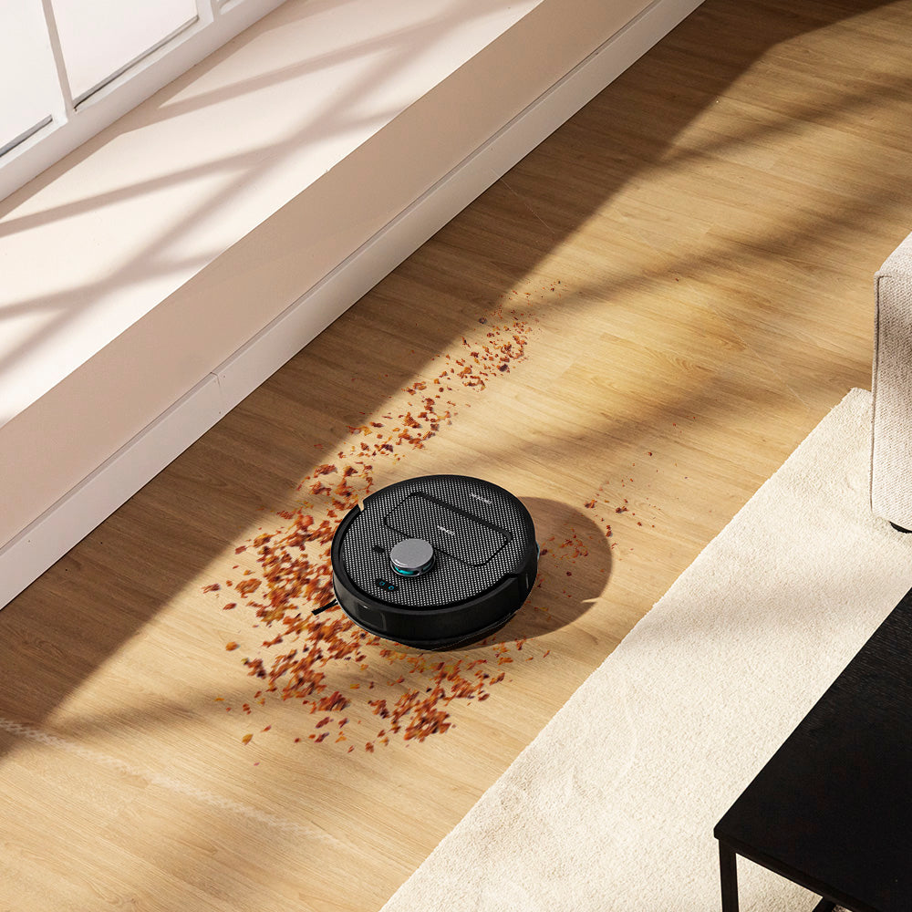 Cecotec Conga X50 Robot Aspirateur avec Navigation Laser et Cartographie Intelligente Frotteur Spin