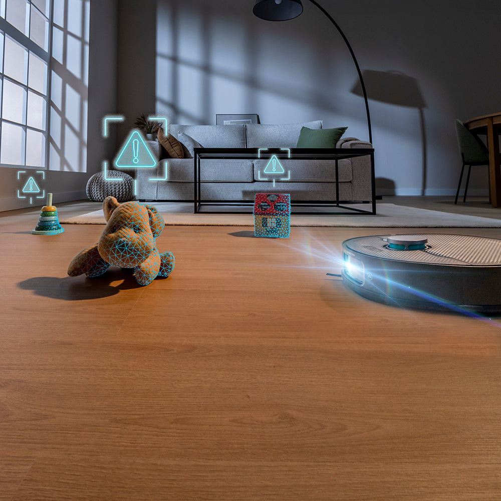 Cecotec Conga X70 Robot Aspirateur avec IA et Laser Eye pour Cartographie Précise et Navigation Intelligente