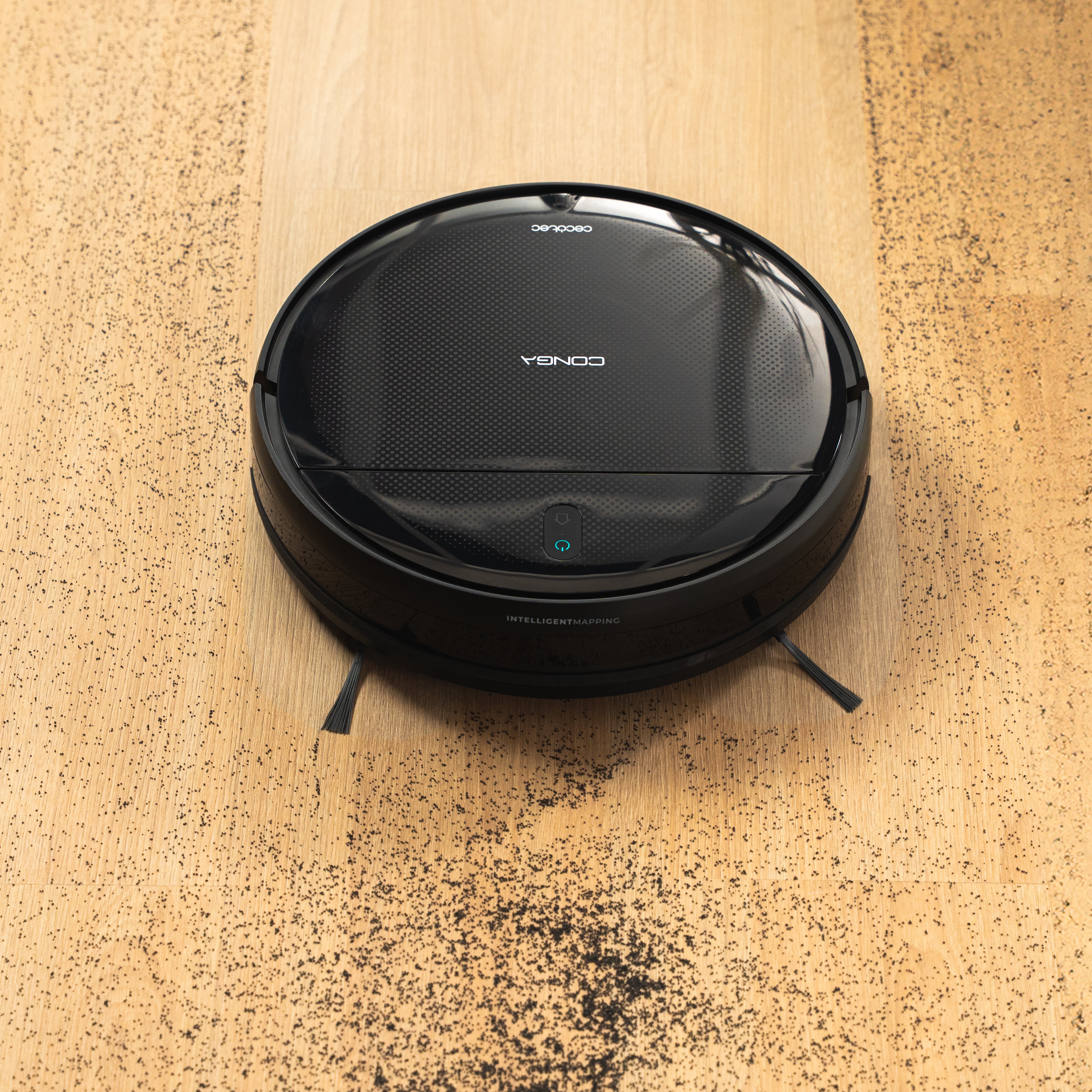 Cecotec Conga M10 Aqua Robot Aspirapolvere 3000 Pa Navigazione Giroscopica Fino a 150 Metri Quadrati Batteria 2000 mAh Mocio