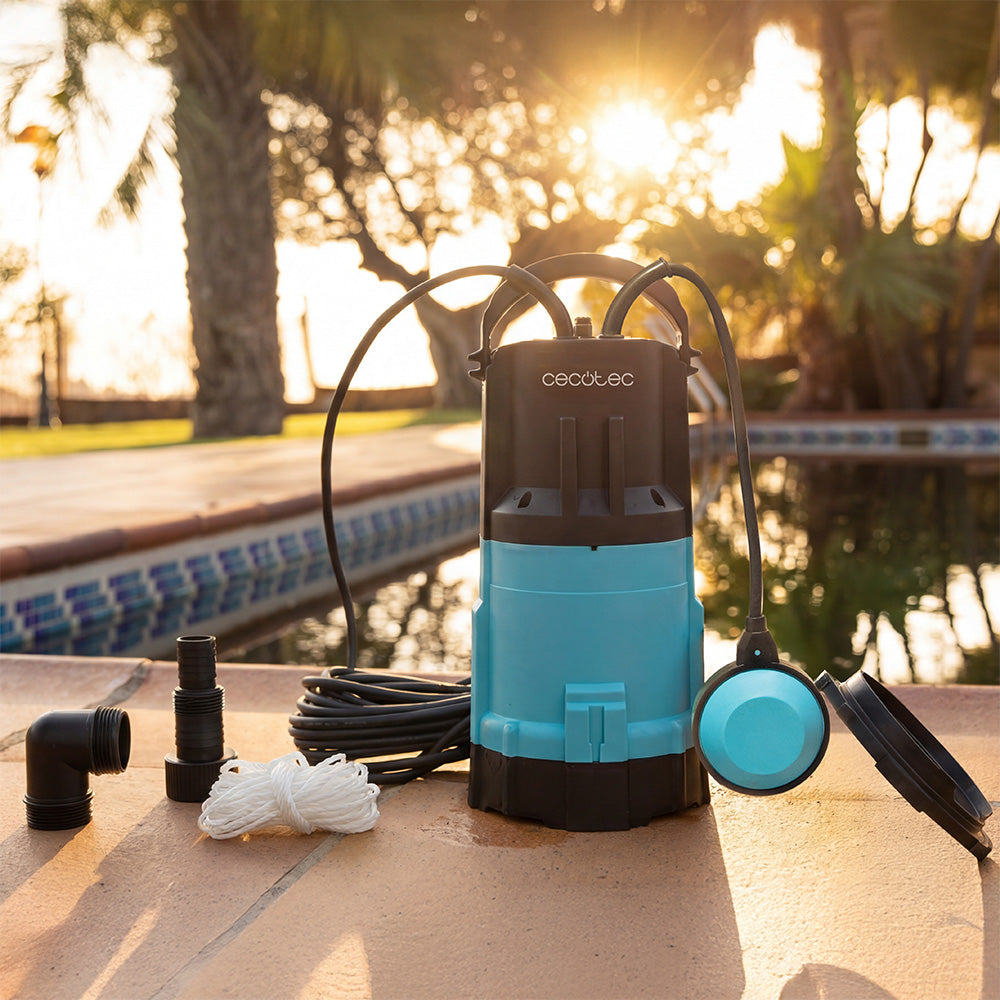 Cecotec Wasserpumpe Axike 750 2 in 1 für sauberes und schmutziges Wasser 14000 L pro Stunde
