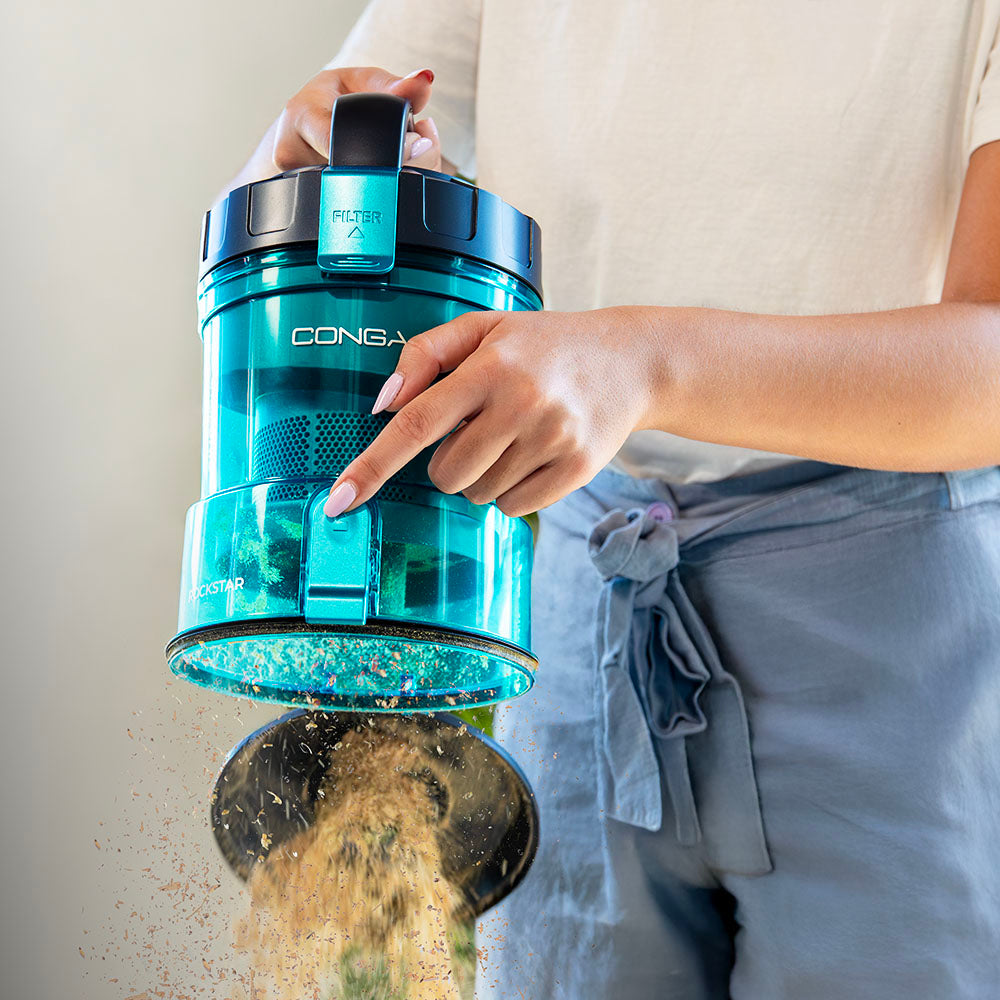 Cecotec Conga Rockstar Cyclonic XL Schlittenstaubsauger 890 W und 17 kPa starke Saugleistung