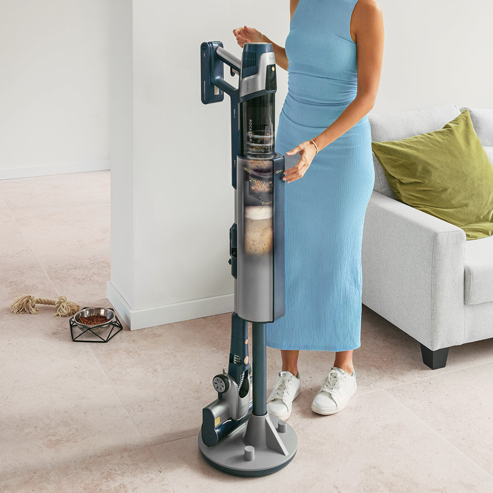 Cecotec RZ90 AI AquaPet Flex Conectado Aspirador Vertical Inteligente Con Base De Autovaciado