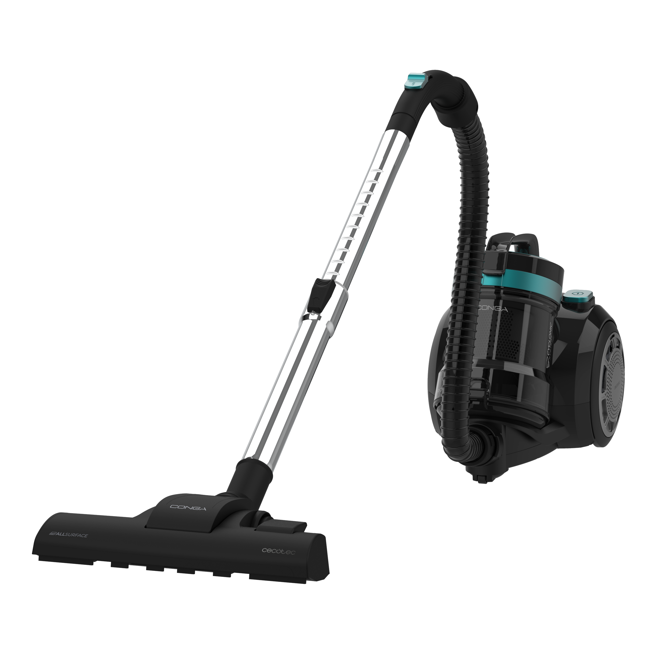 Cecotec Conga Rocksta Cyclonic Plus 800 W Potenza Aspirapolvere Senza Sacchetto Multisuperficie