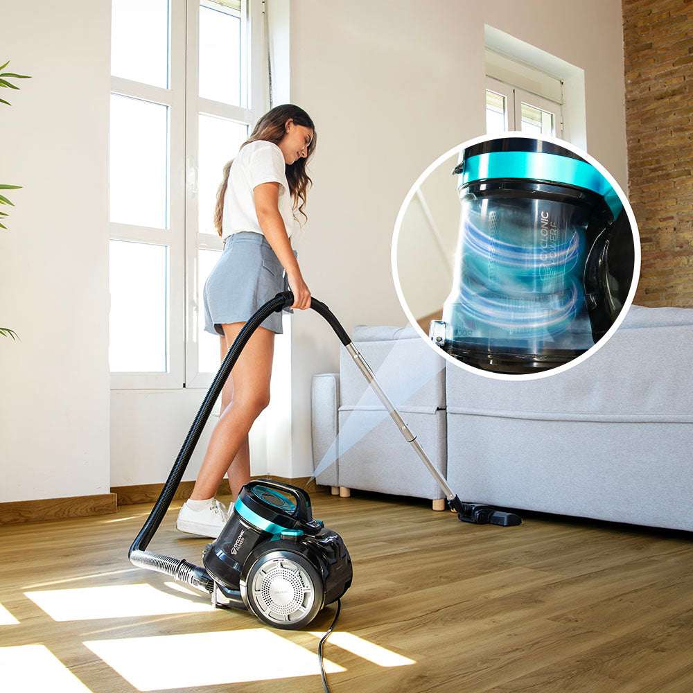 Cecotec Conga Rocksta Cyclonic Plus 800 W Potenza Aspirapolvere Senza Sacchetto Multisuperficie