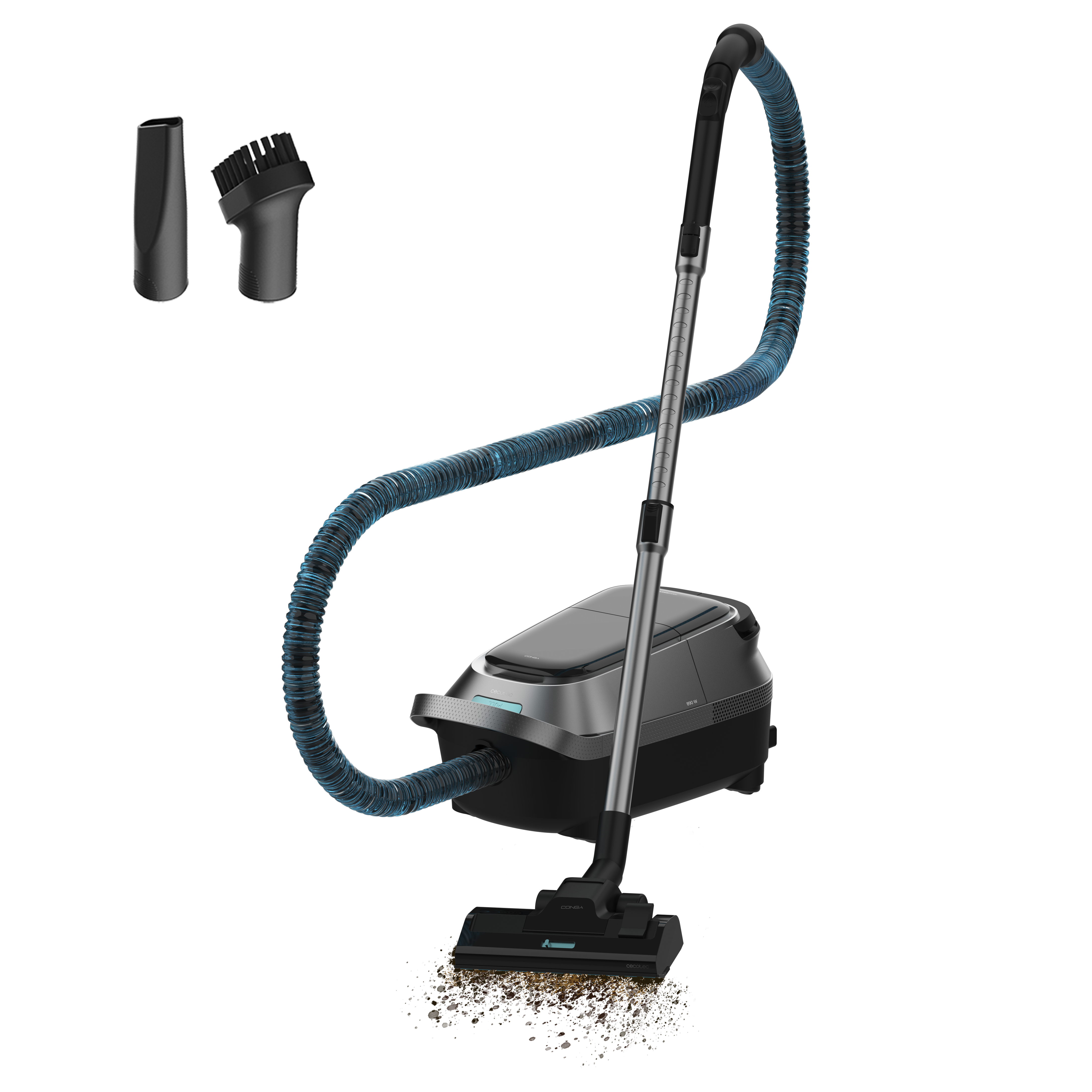 Cecotec Conga Powerbag 5000 ProStyle Aspirateur Avec Sac 890 W 5 L Performance Professionnelle
