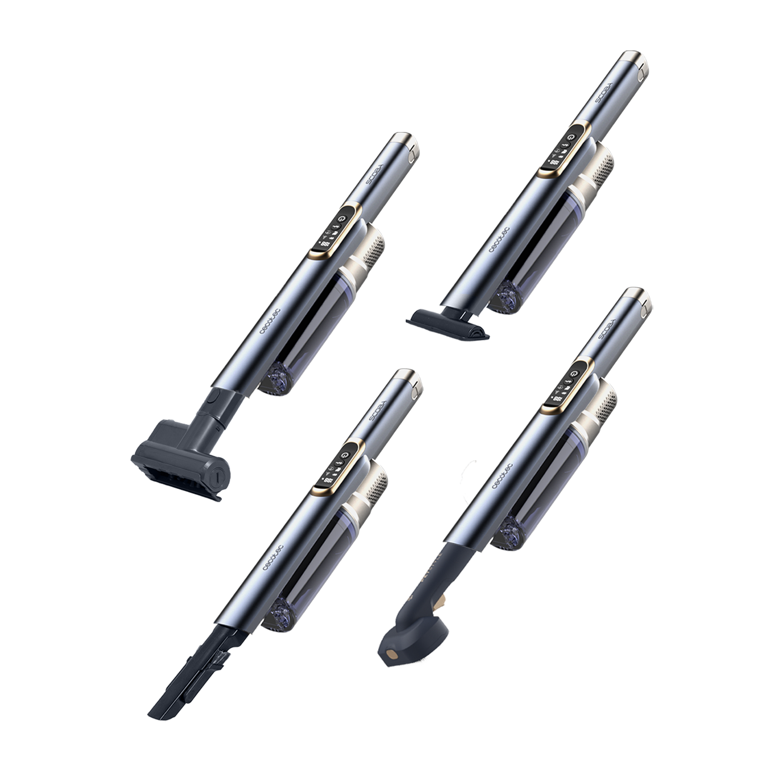 Cecotec Scoba 3000 Station Aspiradora 2 En 1 Vertical Y Mano Con Autovaciado Higiénico Y Ligera