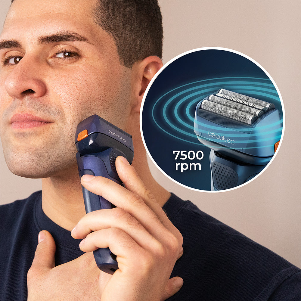 Cecotec Afeitadora Eléctrica PrecisionCare X Trimm ProElite 4000 Con 4 Cuchillas Y Uso Húmedo