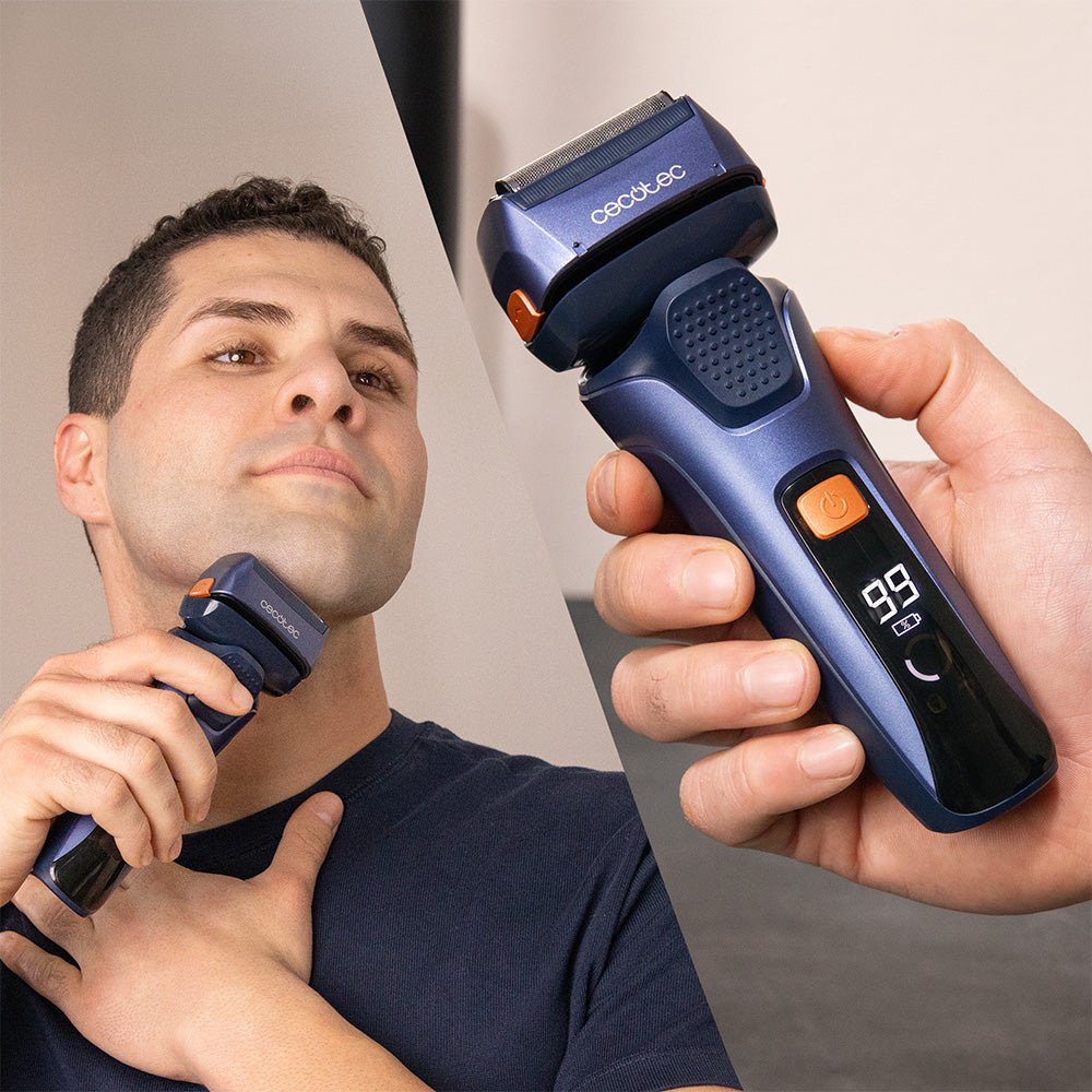 Cecotec Afeitadora Eléctrica PrecisionCare X Trimm ProElite 4000 Con 4 Cuchillas Y Uso Húmedo