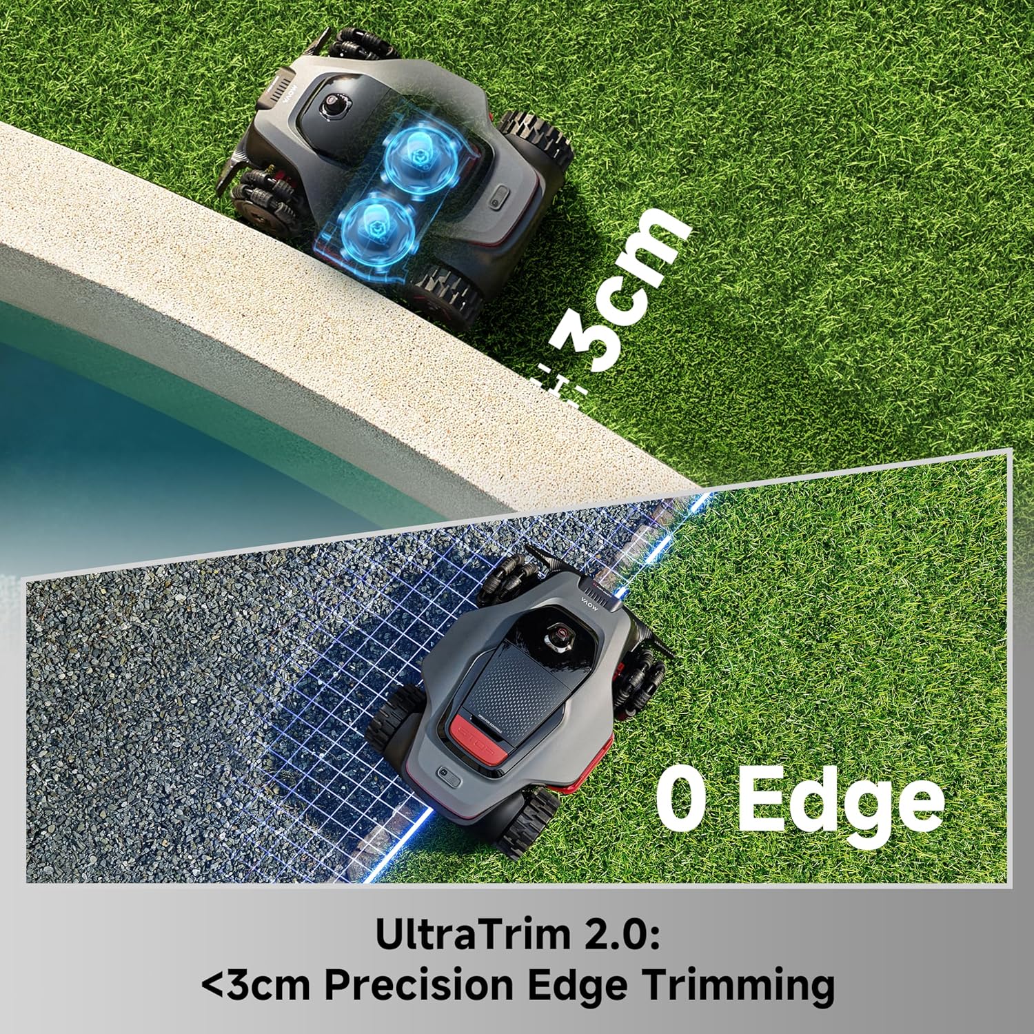 Mova – LiDAX Ultra 1000 robot tagliaerba senza filo perimetrale AWD