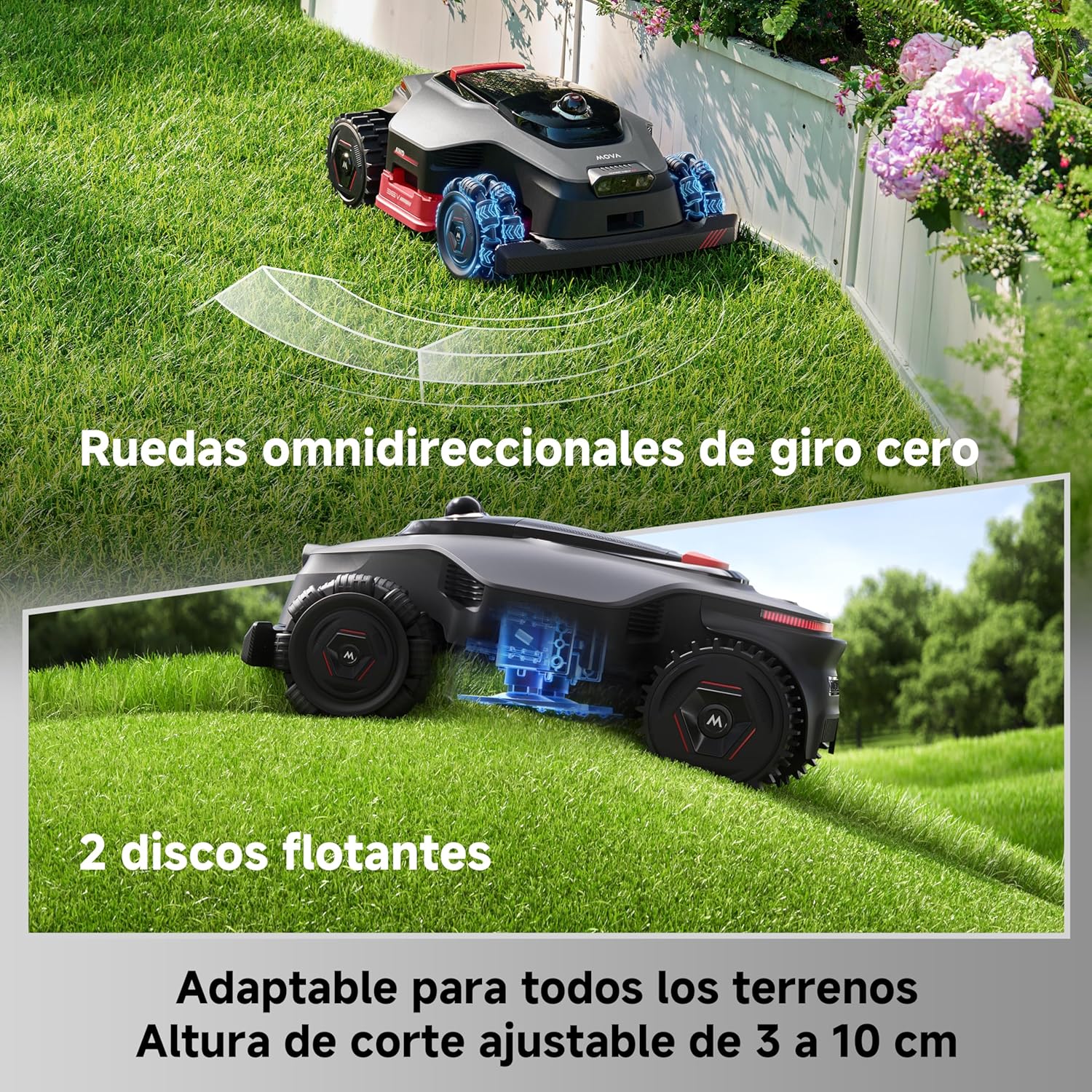 Mova – LiDAX Ultra 1000 robot tagliaerba senza filo perimetrale AWD