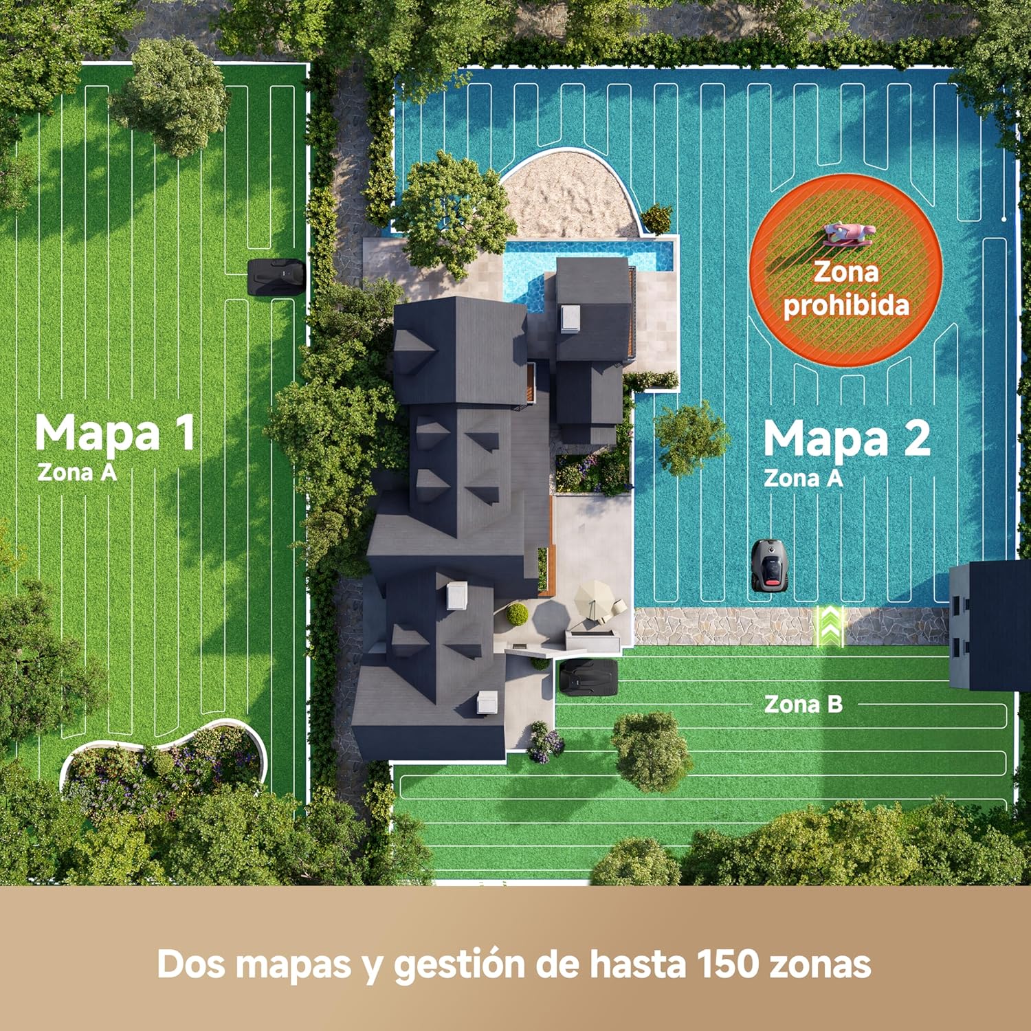 Mova – LiDAX Ultra 2000 robot tagliaerba senza filo perimetrale