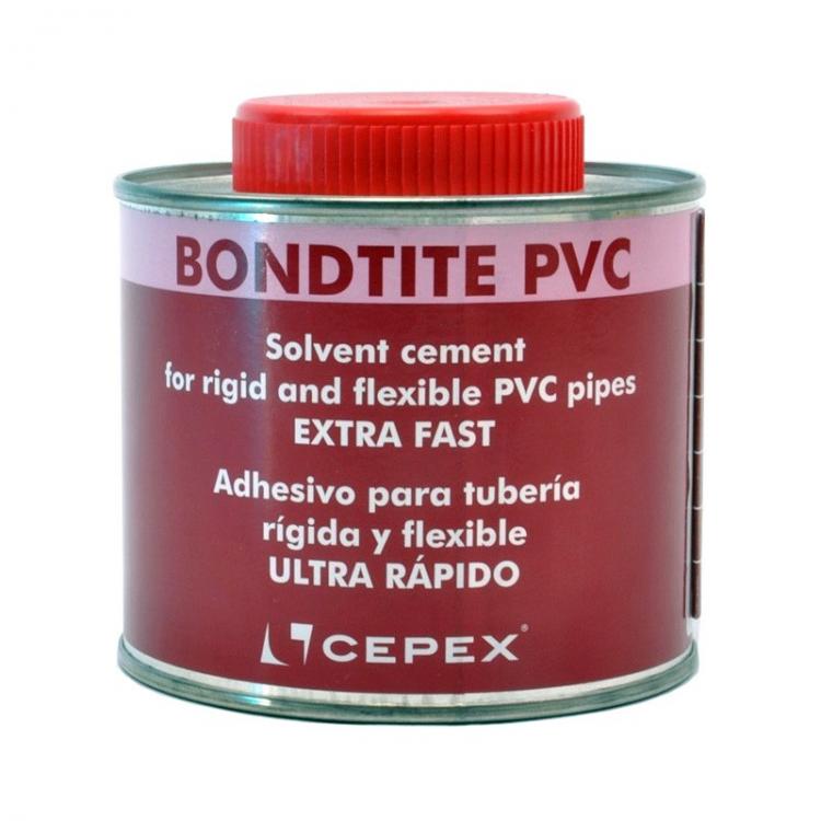 CEPEX - Bondtite -klæbemiddel til fleksible og stive PVC -rør