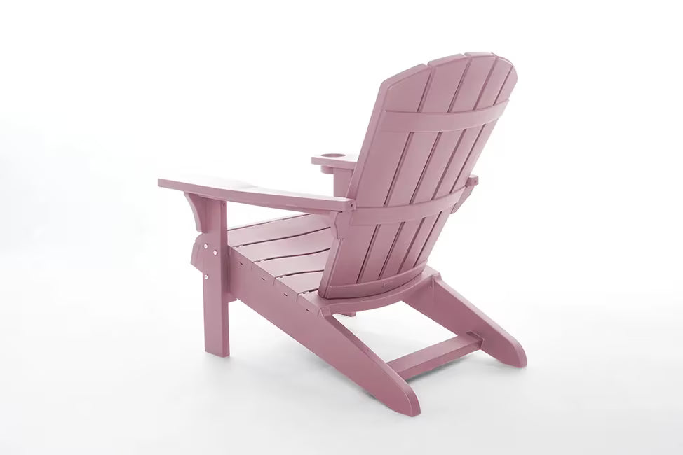 Keter - Silla de exterior Alpine Adirondack rosa