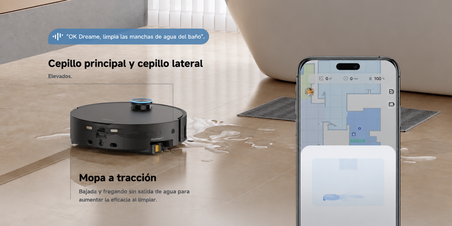 Lascia pulite e asciutte le stanze con macchie di liquidi