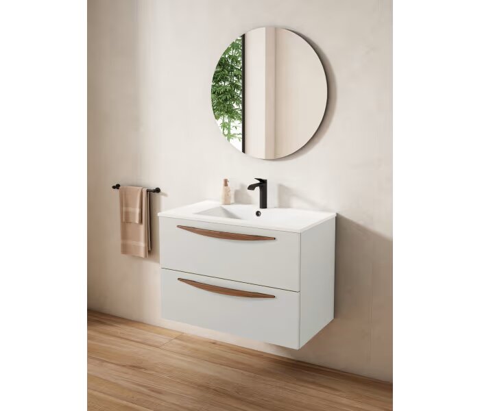 Suspended visionebath bathroom furniture, 2 drawers