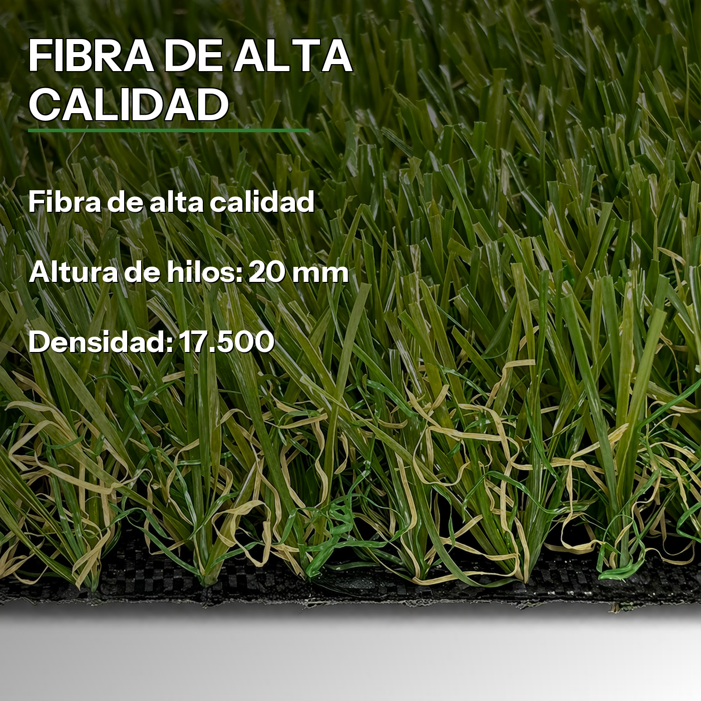 Lorvik - Rolo de Relva Artificial 20 mm tamanho 1x5 m (5 m²)