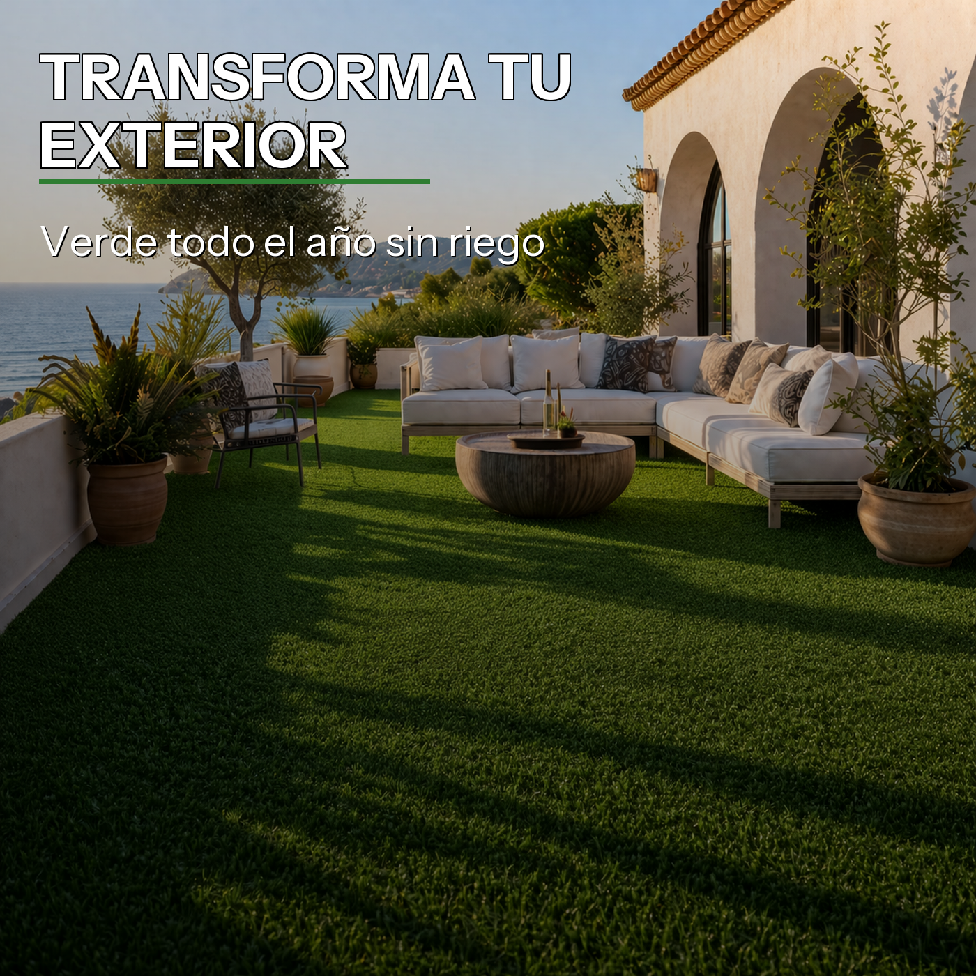 Nix Garden - Rollo Césped Artificial 5 mm tamaño 2x5 m (10 m²)