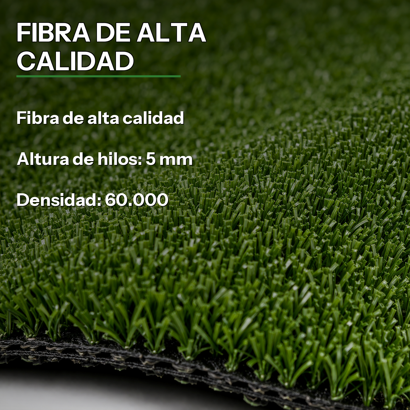 Nix Garden - Rollo Césped Artificial 5 mm tamaño 2x5 m (10 m²)