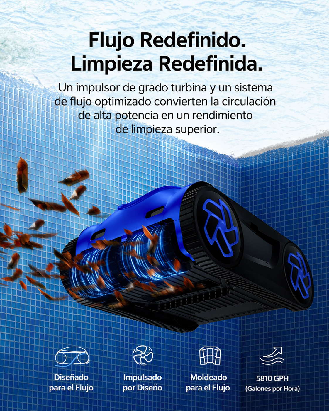 iGarden K60 Robot Piscina Senza Fili