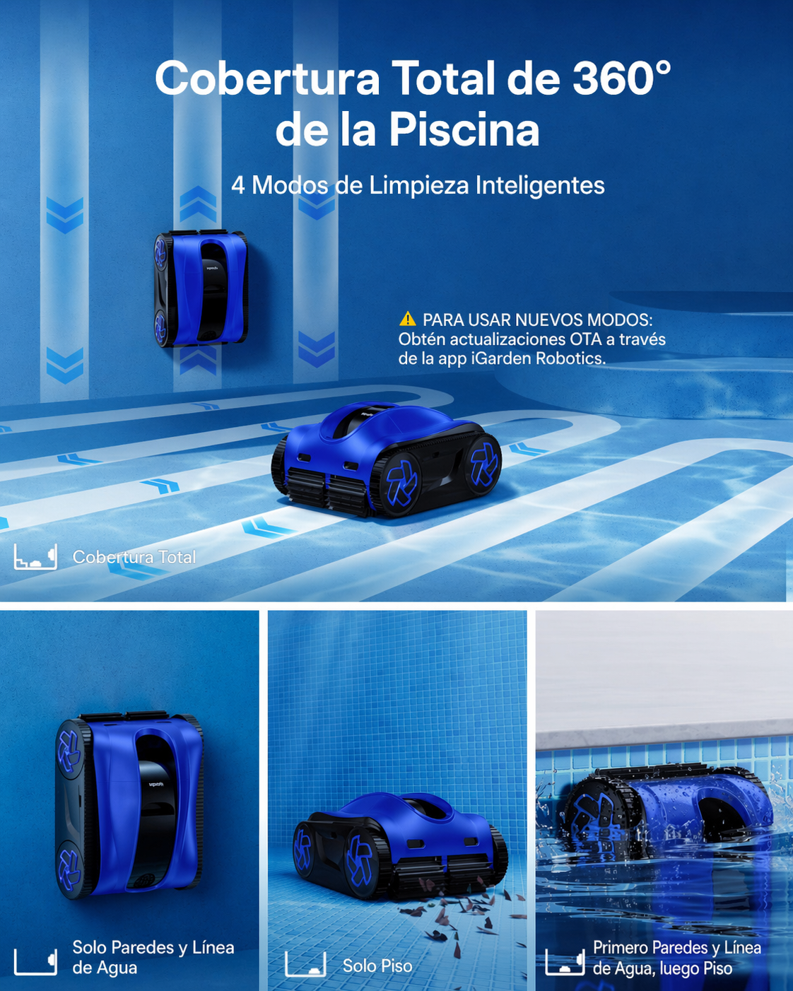 iGarden K60 Robot Piscina Senza Fili