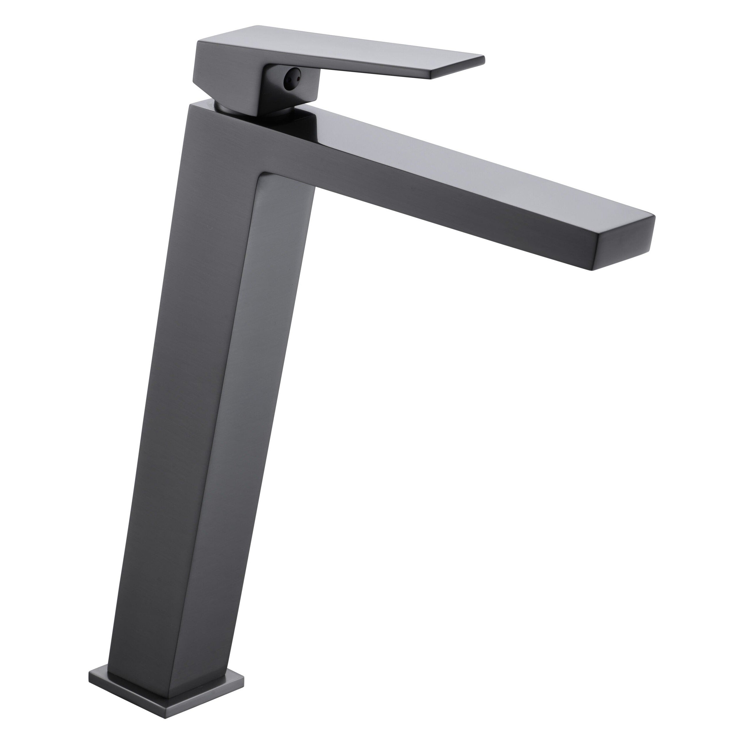 Imex - Monomando lavabo alto Art black gun metal